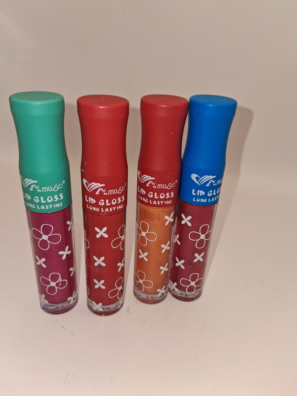 Muse Lip Gloss Set - Pink, Red, Orange, Berry